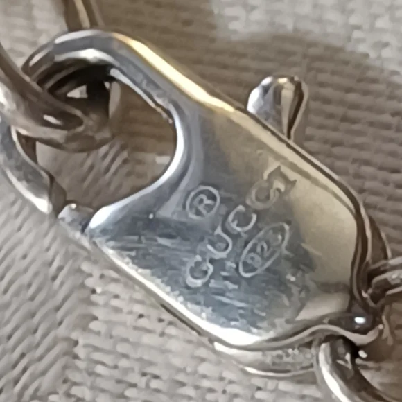 Gucci Sterling Silver Bar Tag Bracelet - Picture 6 of 7